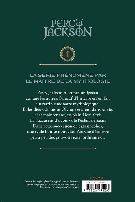 Percy Jackson et les Olympiens T1 - Le Voleur de foudre (Edition 2023-Série Disney+): Tome 1 Le Voleur de foudre