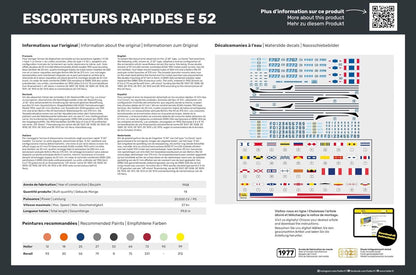 Heller - 1/400 Starter Kit Escorteurs Rapides E 52