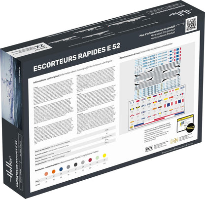 Heller - 1/400 Starter Kit Escorteurs Rapides E 52