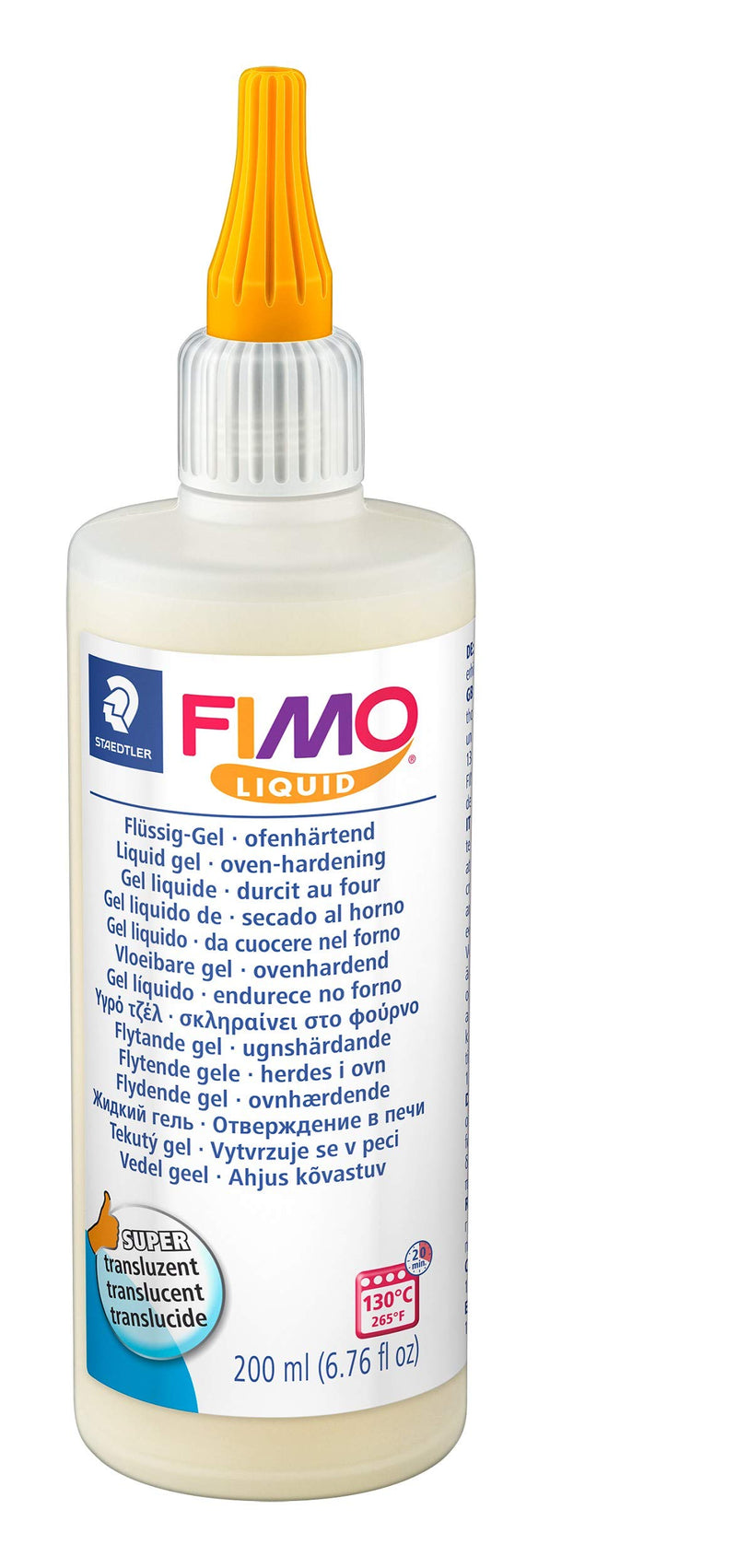 STAEDTLER FIMO liquid, flüssiges Deko-Gel, 200ml Flasche, 8051-00 200ml transluzent
