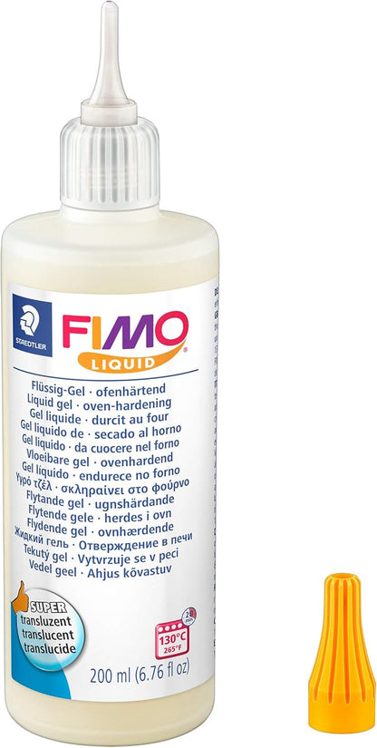 STAEDTLER FIMO liquid, flüssiges Deko-Gel, 200ml Flasche, 8051-00 200ml transluzent