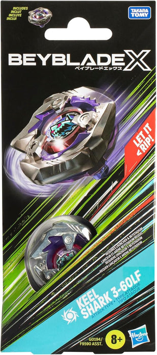 Beyblade X Keel Shark 3-60LF Top Booster Pack Set