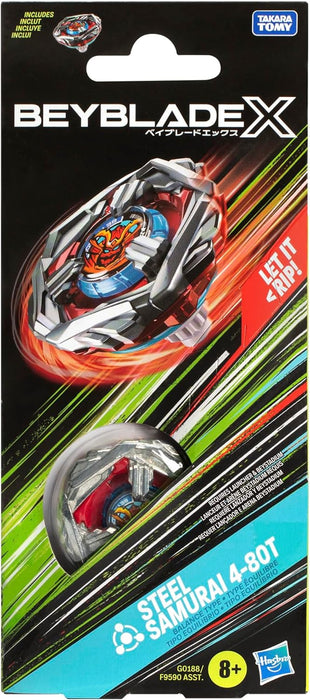 Beyblade X Steel Samurai 4-80T Top Booster Pack Set