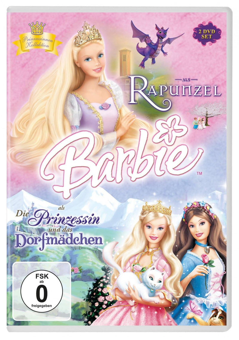 Barbie™ als Rapunzel & Barbie™ als Die Prinzessin und das Dorfmädchen