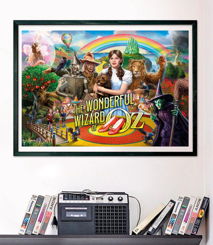 Clementoni 39746 Collection The Wonderful Wizard of Oz 1000 Pieces, Jigsaw Puzzle for Adults-Made in Italy, Multi-Coloured