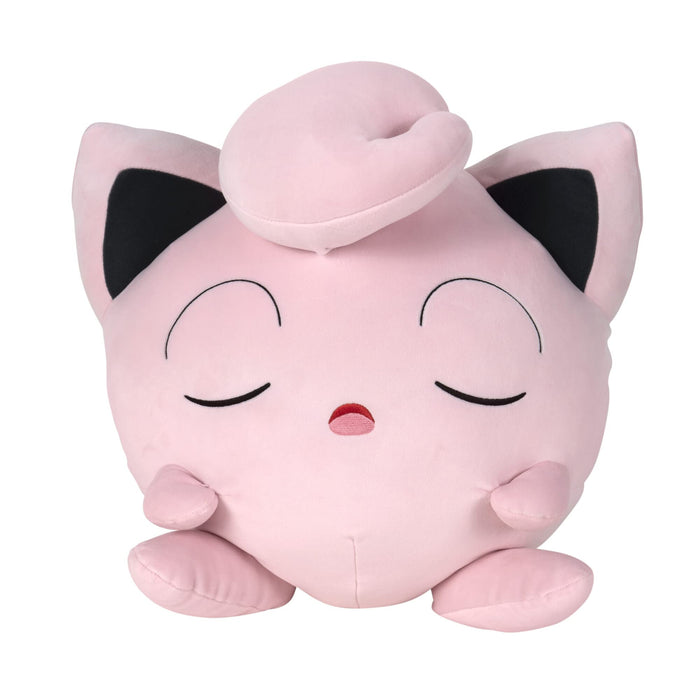 Pokémon PKW2554 - 45cm Schlafendes Plüsch - Pummeluff, offizielles Pokémon Plüsch