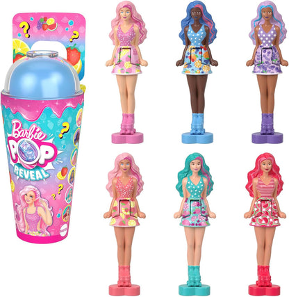 Bambole-Mini Barbieland Pop reveal,1 contenitore,1 accessorio,1 mini figure a sorpresa,Mattel-1 pezzo casuale-Eta 4+