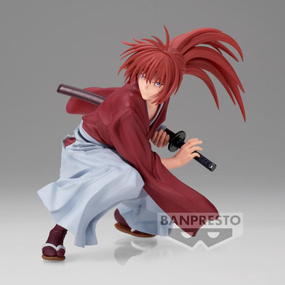 Banpresto Action Figure Kenshin Himura Rurouni Kenshin - Vibration Stars, 12 cm, multicolore, BP88968P
