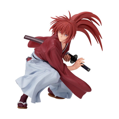 Banpresto Action Figure Kenshin Himura Rurouni Kenshin - Vibration Stars, 12 cm, multicolore, BP88968P