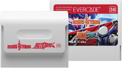 Evercade Demons of Asteborg and Astebros Dual Cartridge