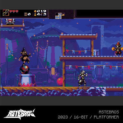 Evercade Demons of Asteborg and Astebros Dual Cartridge