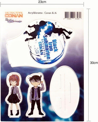 SAKAMI - Acrílico Diorama - Detective Conan - Black Iron Submarine - 30x23cm - Original & Licencia