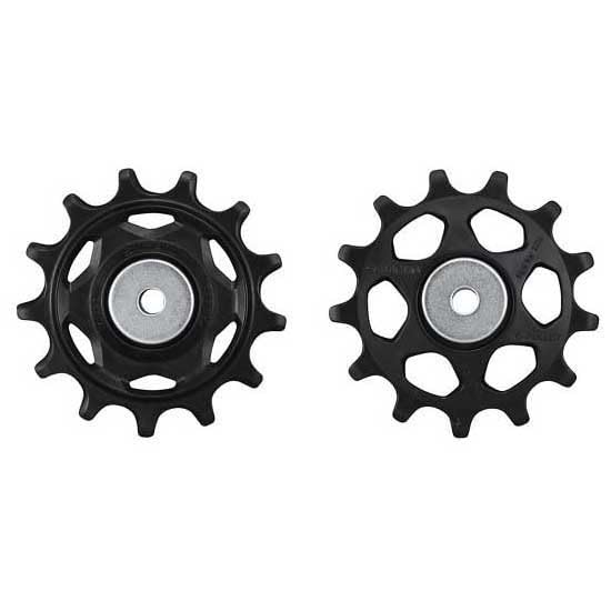 Shimano Set di pulegge Unisex per adulti, con puleggia di tensione e Guida, accessori per Ciclismo, Multicolore, Taglia Unica
