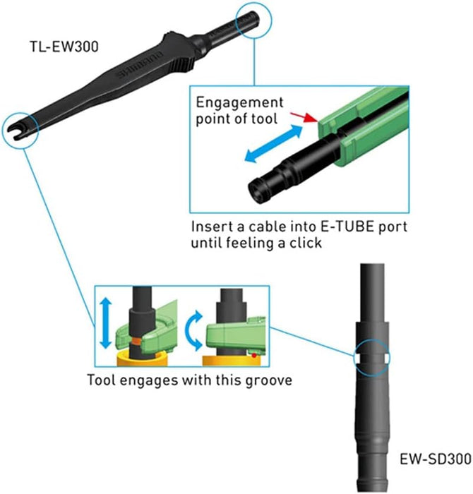Shimano TL-EW300 E-tube Di2 plug tool, 3.45 mm