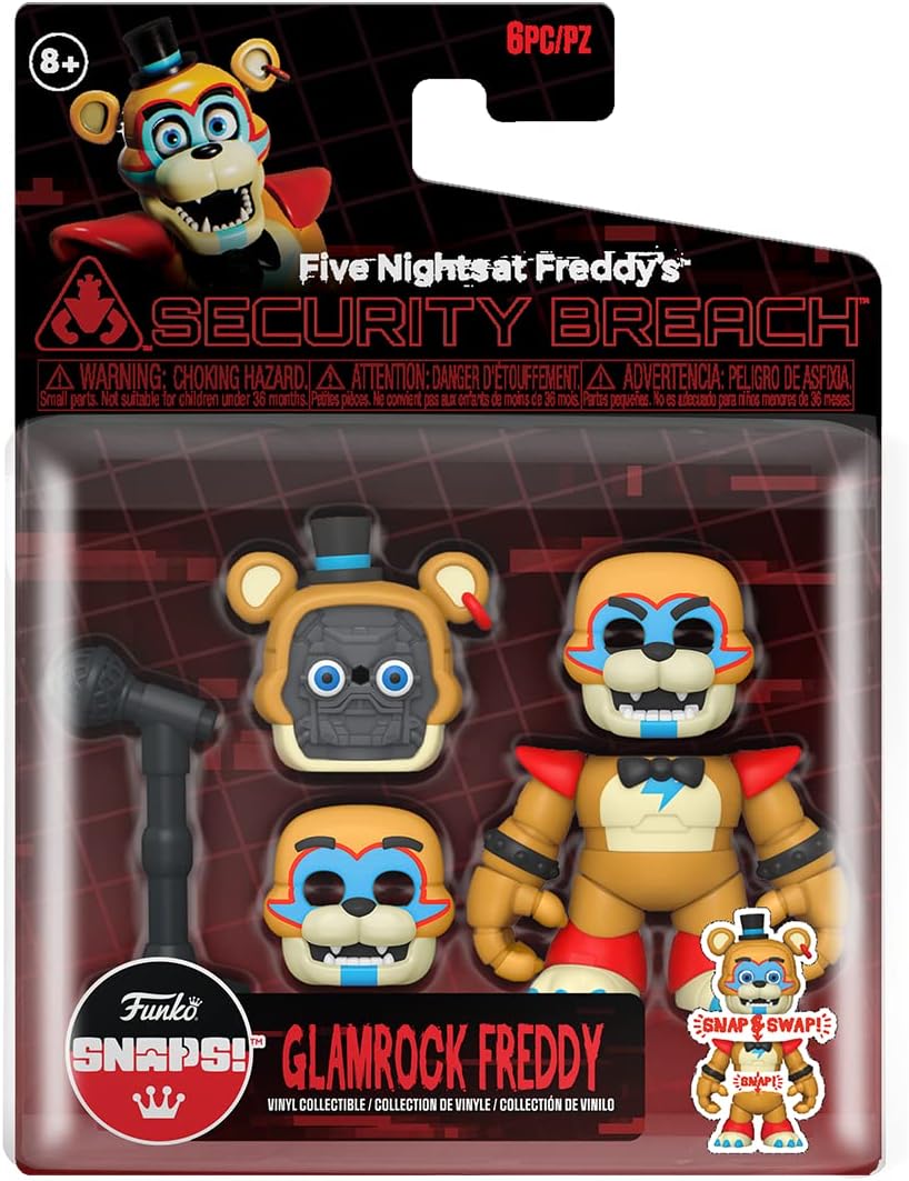 Funko Five Nights At Freddy's (FNAF) Snap: RR - Glamrock Freddy Fazbear - Collectable Vinyl Figure - Gift Idea - Official Merchandise