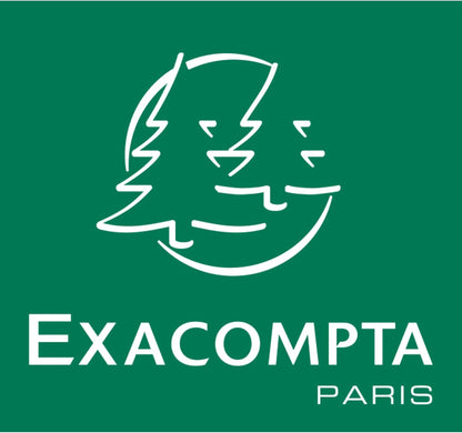 Exacompta - Ref 677014D - ECOBlack Pen-Cube Pen Pot - 74 x 74 x 93mm in Size, 2 Sections - Suitable for Organising Pens, Pencils and Accessories - Black