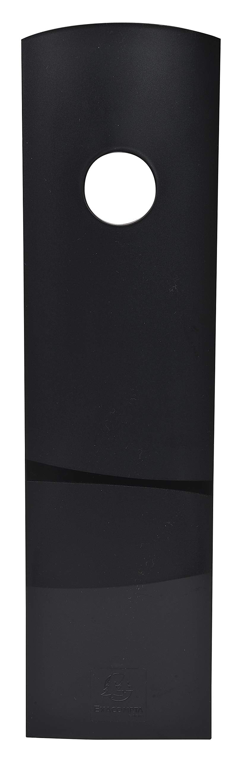 Exacompta - Ref 182014D - Magazine File MAG-CUBE - 266 x 82 x 305mm, Finger Hole on Spine, Suitable for A4+ Documents, Large Storage Capacity - EcoBlack