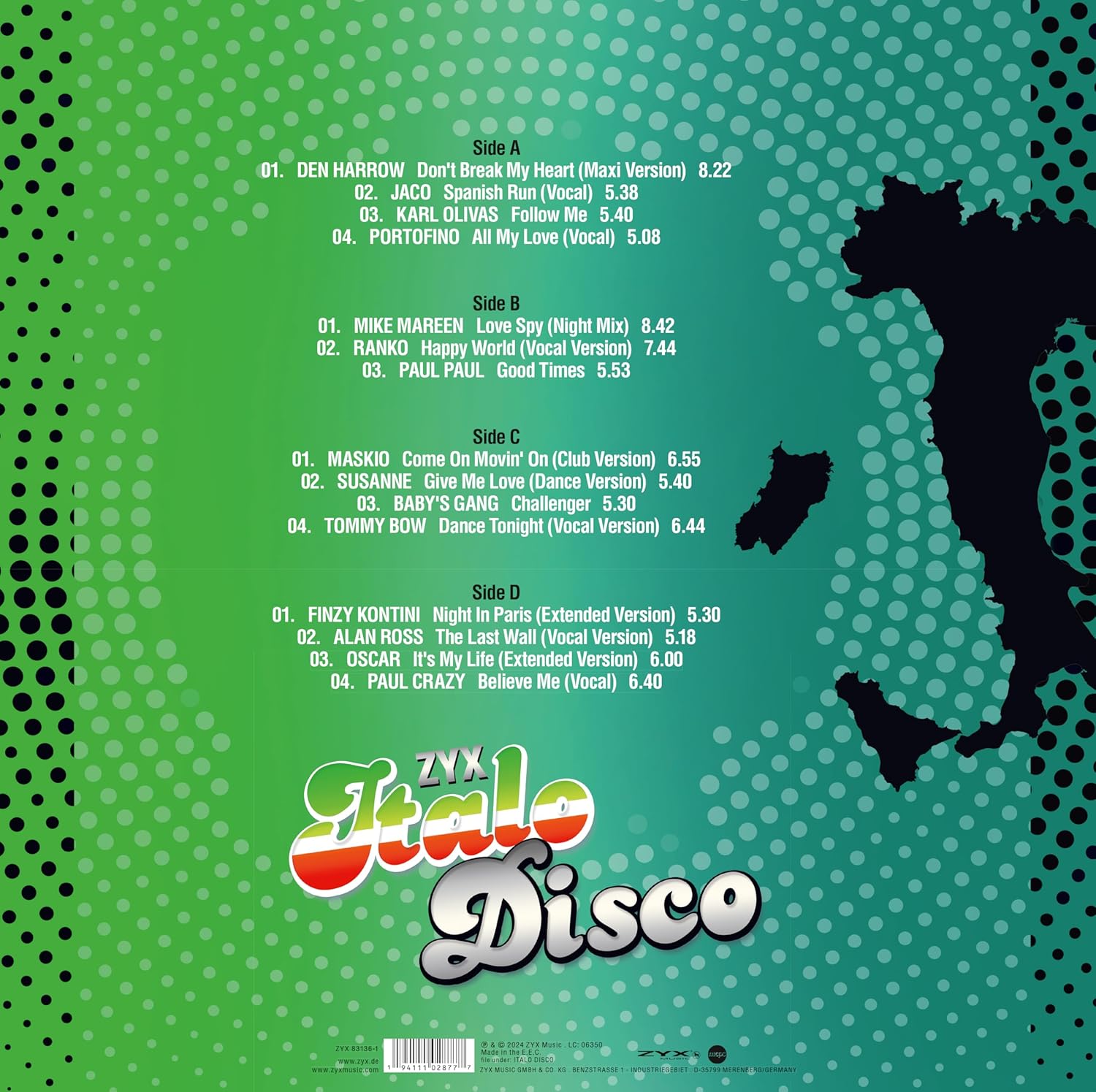 ZYX Italo Disco - Best of. Vol.6, 2 Schallplatten
