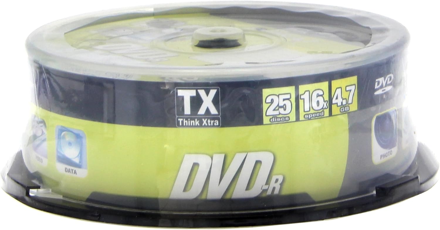 Cloche De 25 Dvd-R 4.7Go Tx Think Xtra 16X