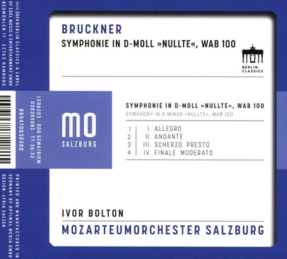 Bruckner: Symphonie in D-moll, WAB100 'Nullte'