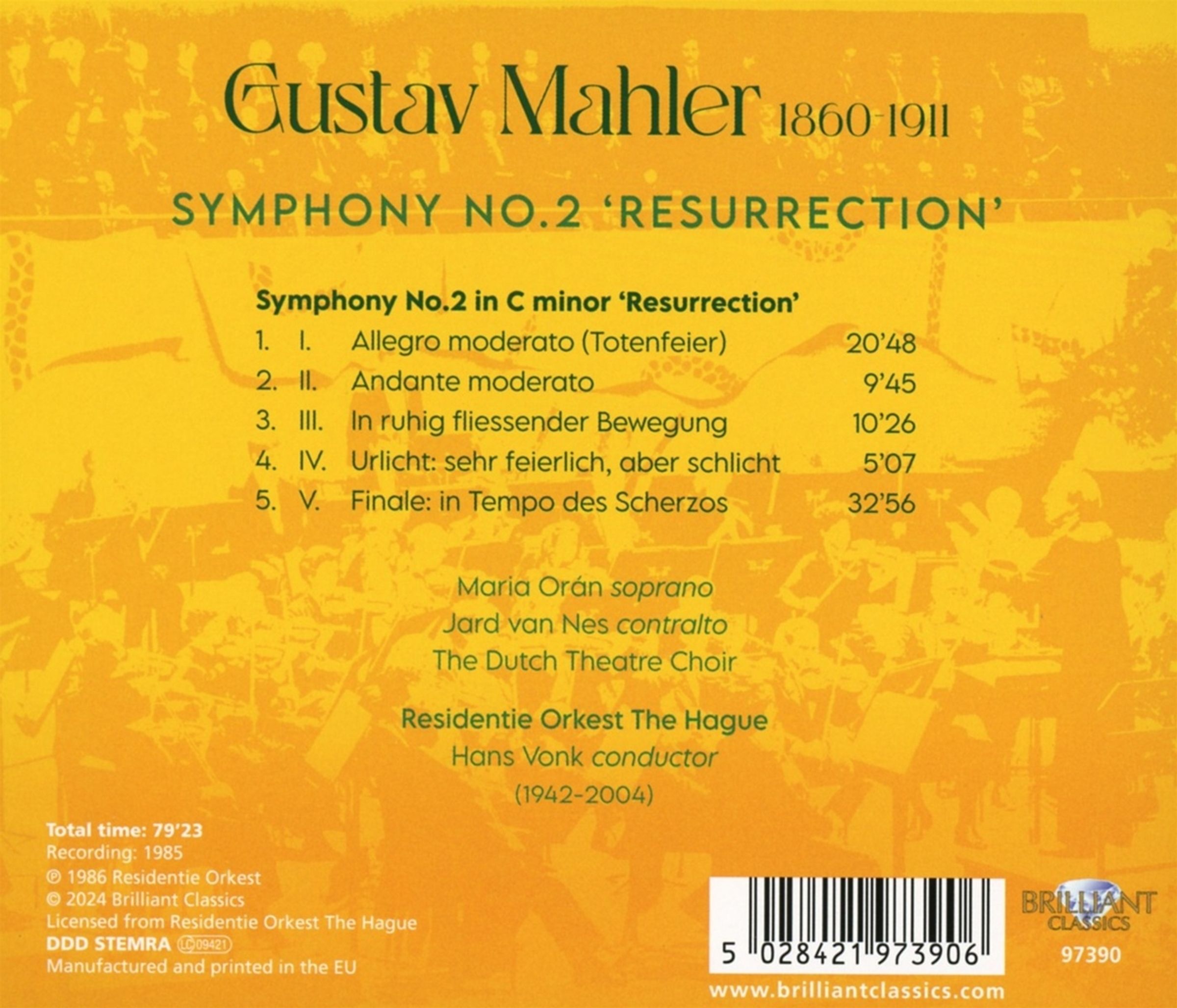 Mahler: Symphony No. 2 'Resurrection'