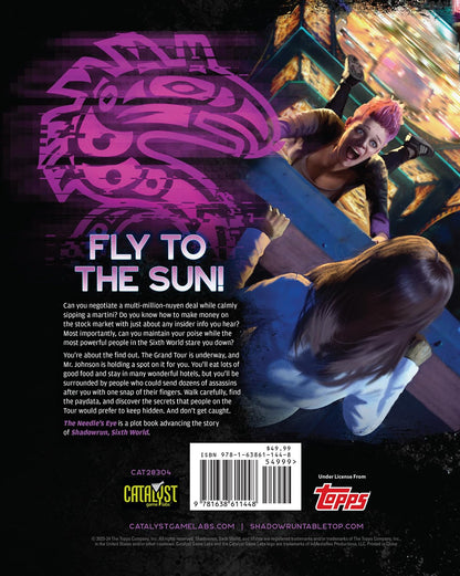 Shadowrun The Needles Eye, Strategy Board Game, For 1+ Players and Ages 14+, Catalyst Game Labs
