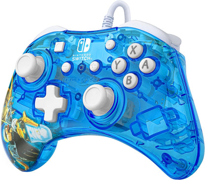 PDP Rock Candy bekabeld Gaming Switch Pro Controller - Zelda Breath of the Wild - blauw - Official License Nintendo - OLED / Lite Compatible - Compact, Durable Travel Controller Link