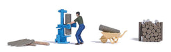 Busch - A-set: Holzspalter H0