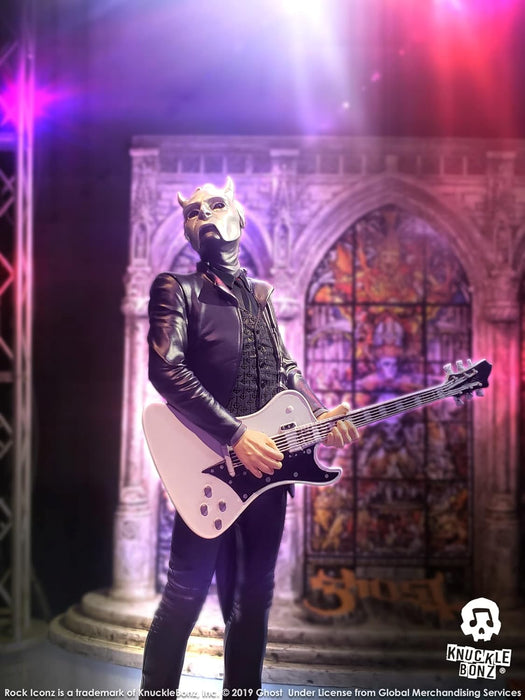 Knucklebonz - Ghost - Nameless Ghoul (White Guitar) Iconz Statue