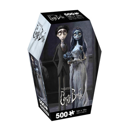 AQUARIUS Corpse Bride 500pc Puzzle (500 Piece Jigsaw Puzzle) - Glare Free - Precision Fit - Officially Licensed Corpse Bride Movie Merchandise & Collectibles - 14x19 Inches
