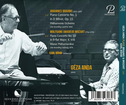 Brahms/Mozart: Piano Concertos: Live 1963 & 1974
