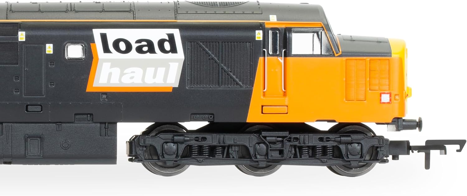 Hornby R30188 Railroad Plus Loadhaul, Class 37, Co, 37710-Era 8 Railway-Locos, Black and Orange