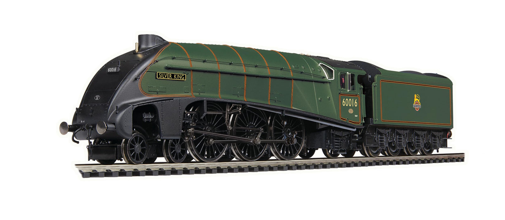 Hornby R30349 Dublo BR, A4 Class, 4-6-2, 60016 'Silver King' -Era 4 Railway Locomotives, Green