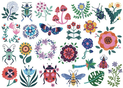 MES P'TITS TATTOOS - FLEURS