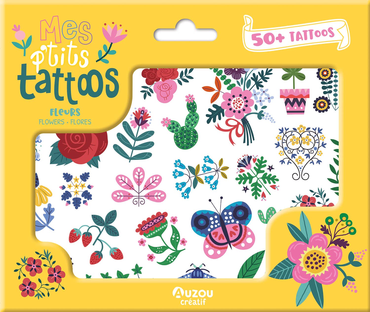 MES P'TITS TATTOOS - FLEURS