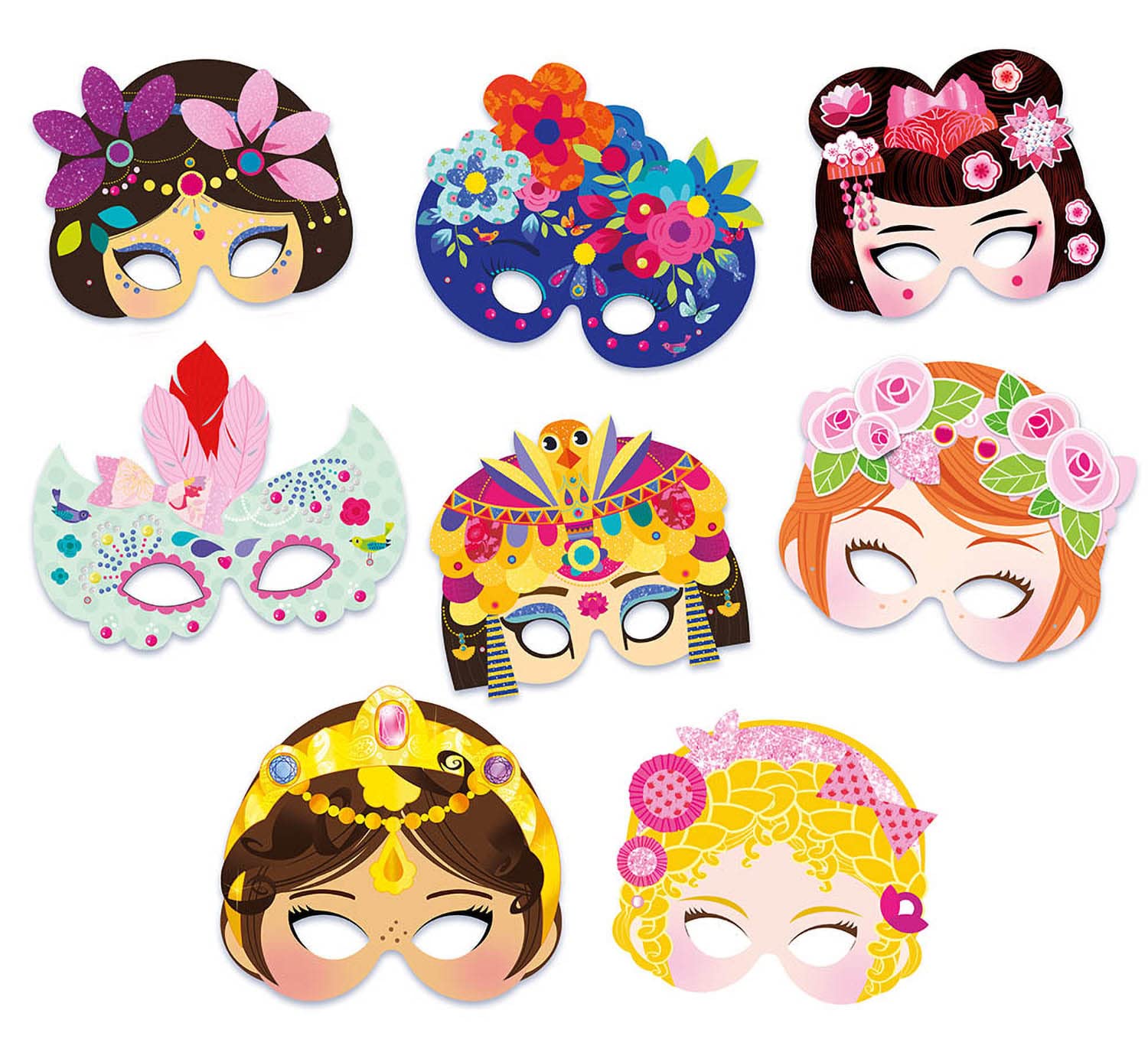 PRINCESS MASKS ART KIT