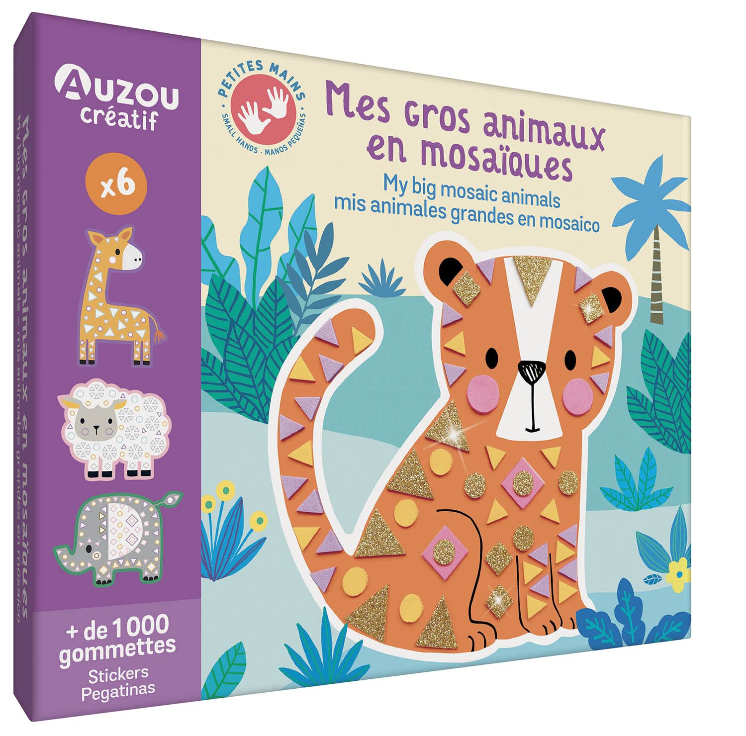 BIG MOSAIC ANIMALS ART KIT