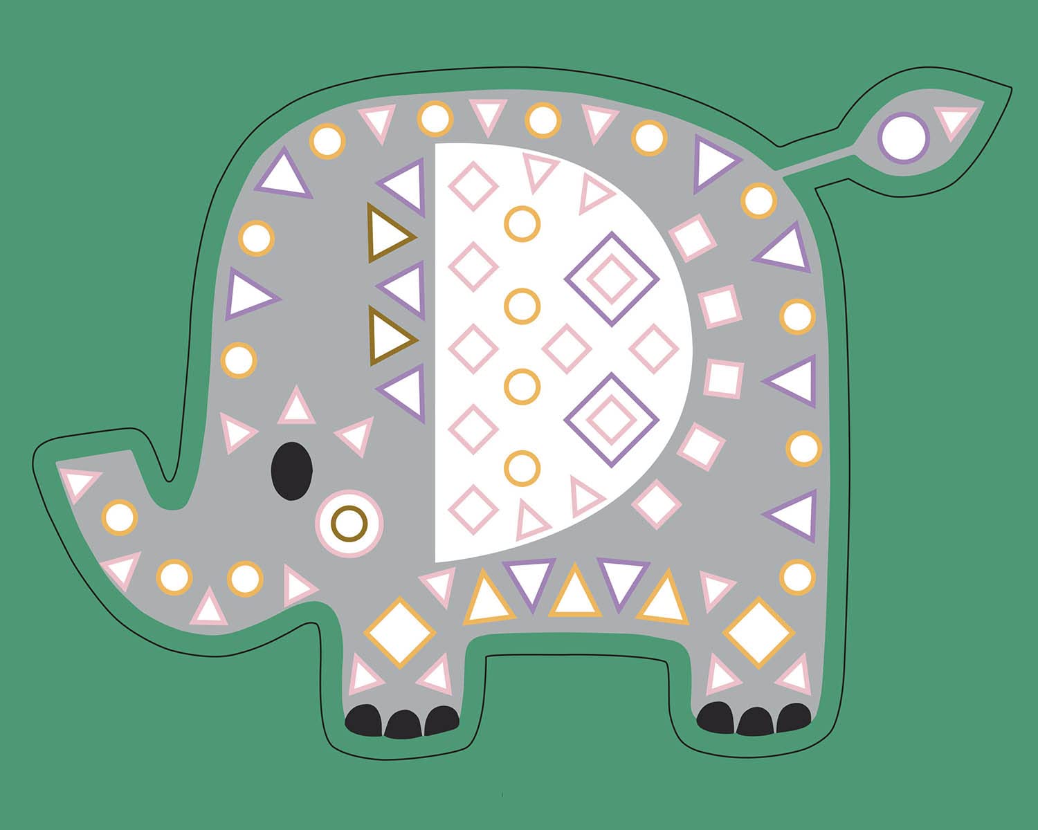 BIG MOSAIC ANIMALS ART KIT