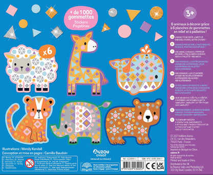 BIG MOSAIC ANIMALS ART KIT