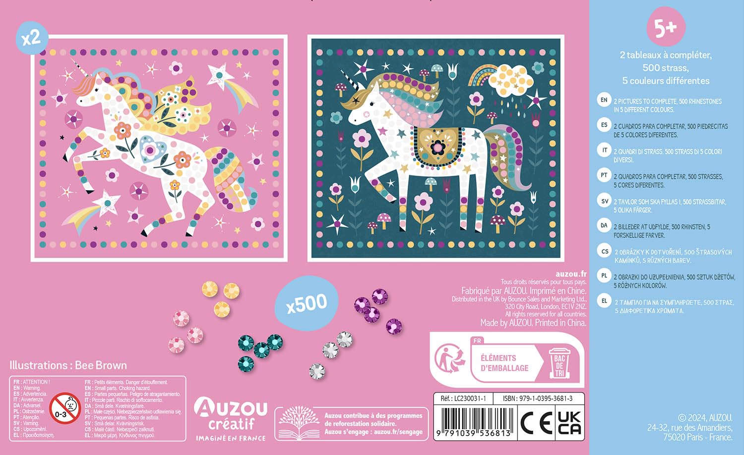 RHINESTONE UNICORN PICTURES