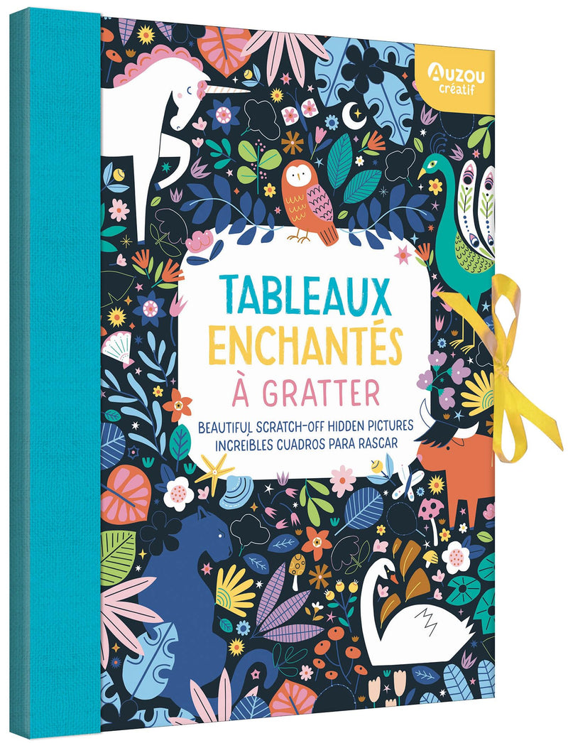 TABLEAUX ENCHANTÉS À GRATTER: Beautiful scratch-off hidden pictures increibles cuadros para rascar