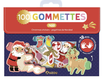 100 STICKERS - CHRISTMAS