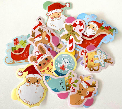 100 STICKERS - CHRISTMAS