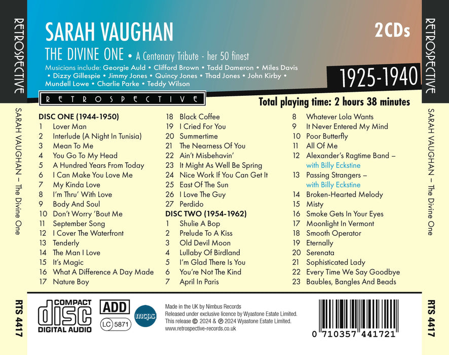 The Divine One: A Centenary Tribute: Her 50 Finest 1944-1962