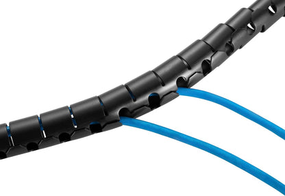 Equip 650868 Spiral Cable Sleeve 2.5 m Black