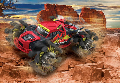 Nikko 10212 Rock CrushR Remote Control RC Car, Offroad Vehicle up to 14 km/h, Automatic Extending Wheels, Extra Grip, 100 m Range, 2.4 GHz, Children from 6 Years & Adults, Approx. 33 cm