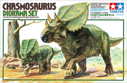 Tamiya 60101 Chasmosaurus Dinosaur Diorama Set Plastic Model Kit