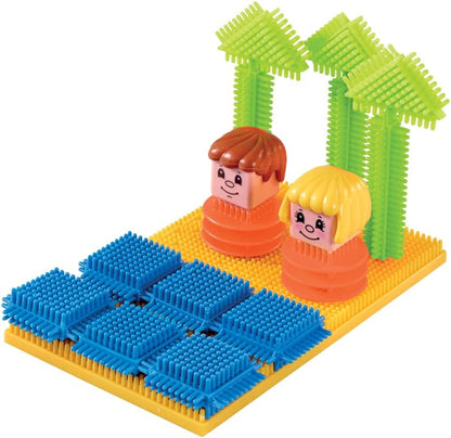 Stickle Bricks TCK02100 Build It Big Box, Einzelbett, Mehrfarbig
