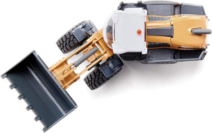 siku 3561, Liebherr L 556 wheel loader, 1:50, Metal,Plastic, Orange, Movable front loader, Opening engine bonnet