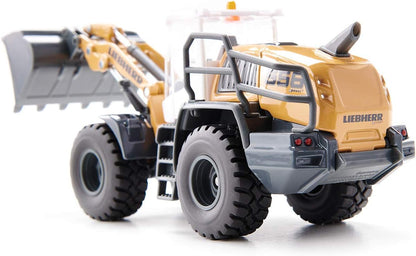 siku 3561, Liebherr L 556 wheel loader, 1:50, Metal,Plastic, Orange, Movable front loader, Opening engine bonnet